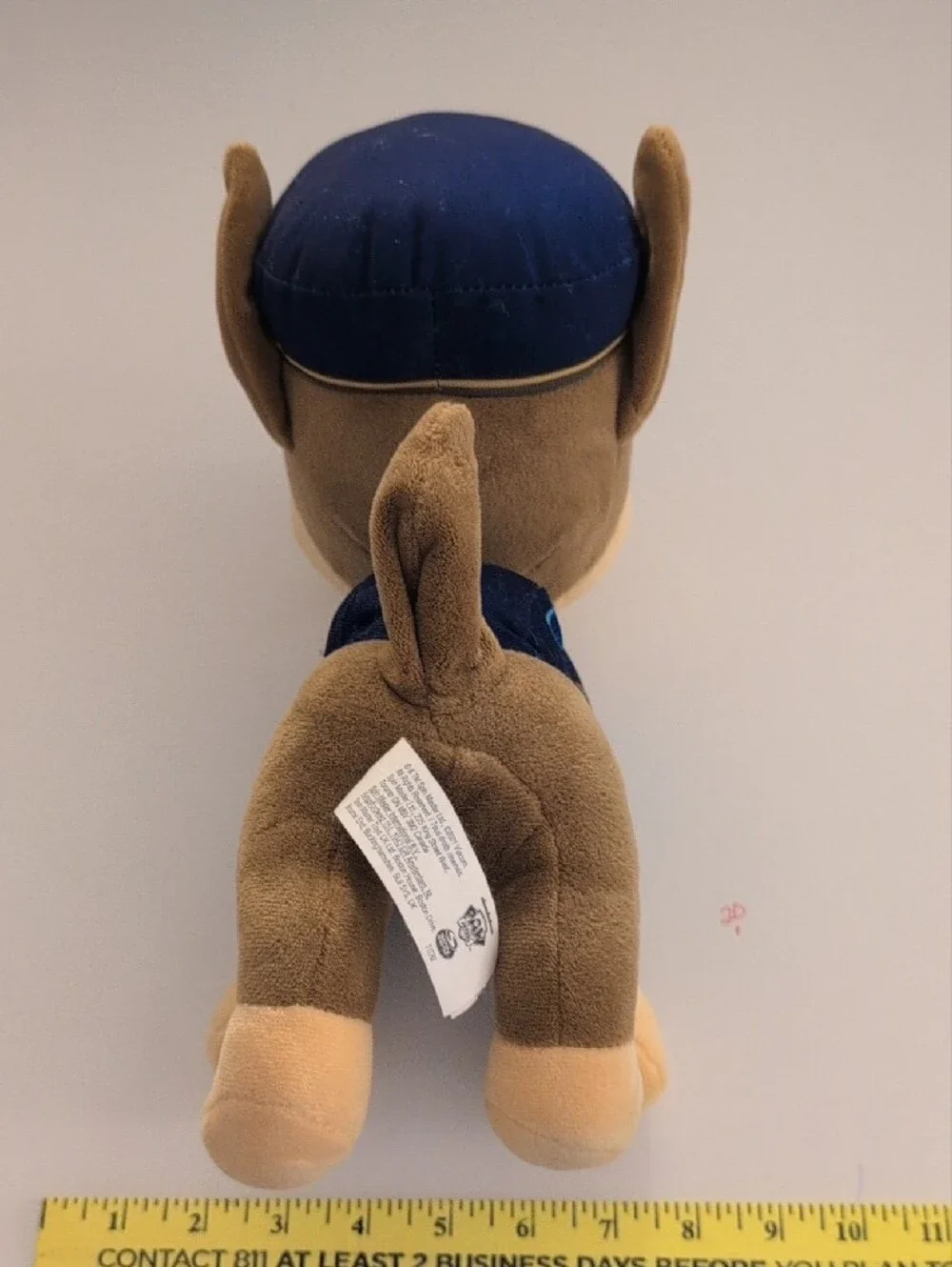 PAW Patrol Talking Chase 12-Inch-Tall Interactive Plush Toy Tail Wags Barks